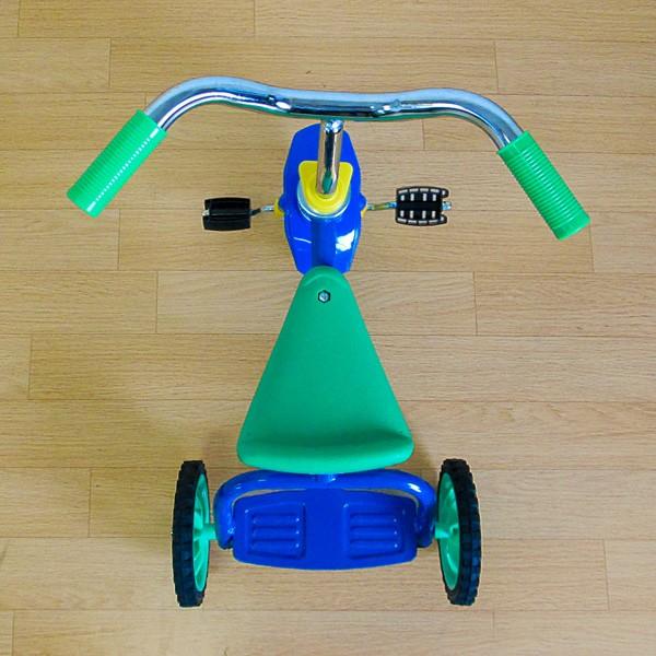 三輪車 日本製 乗用玩具 子ども用自転車 幼児 カラフル シンプル 青 ブルー 日本製 aｔ-081-ｂｌ｜nihon-outlet｜04