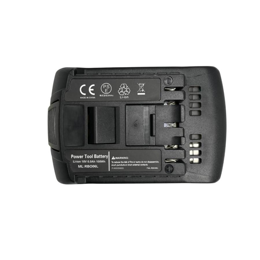 BOSCH（ボッシュ） 互換品 バッテリー BAT610 A1860LIB 18V 6.0Ah