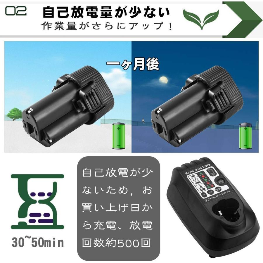 3.5AH 10.8V Li-ion Akku Ladegerät Für Makita BL1013 BL1014 DF030D DF330D LCT203W