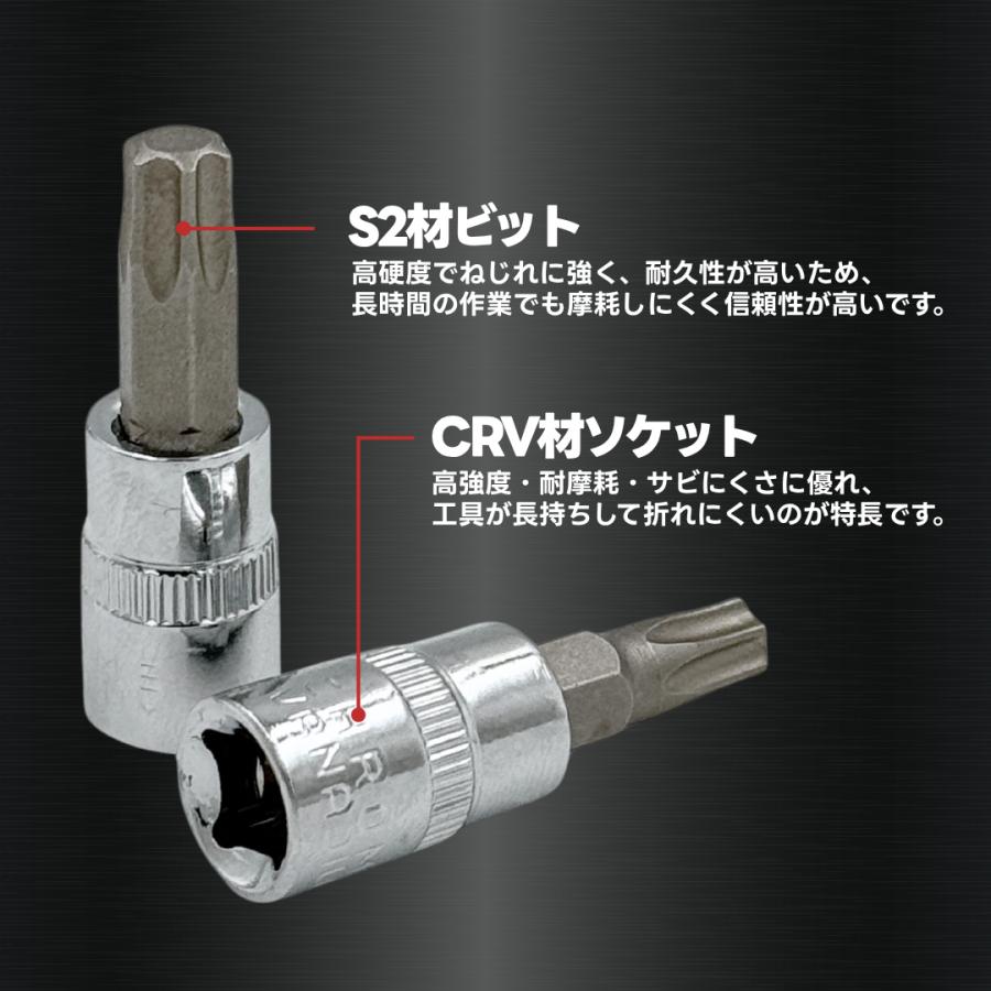 Longsafe マキタ 互換品 ビットソケット セット 1/4 差込角 6.35mm 18