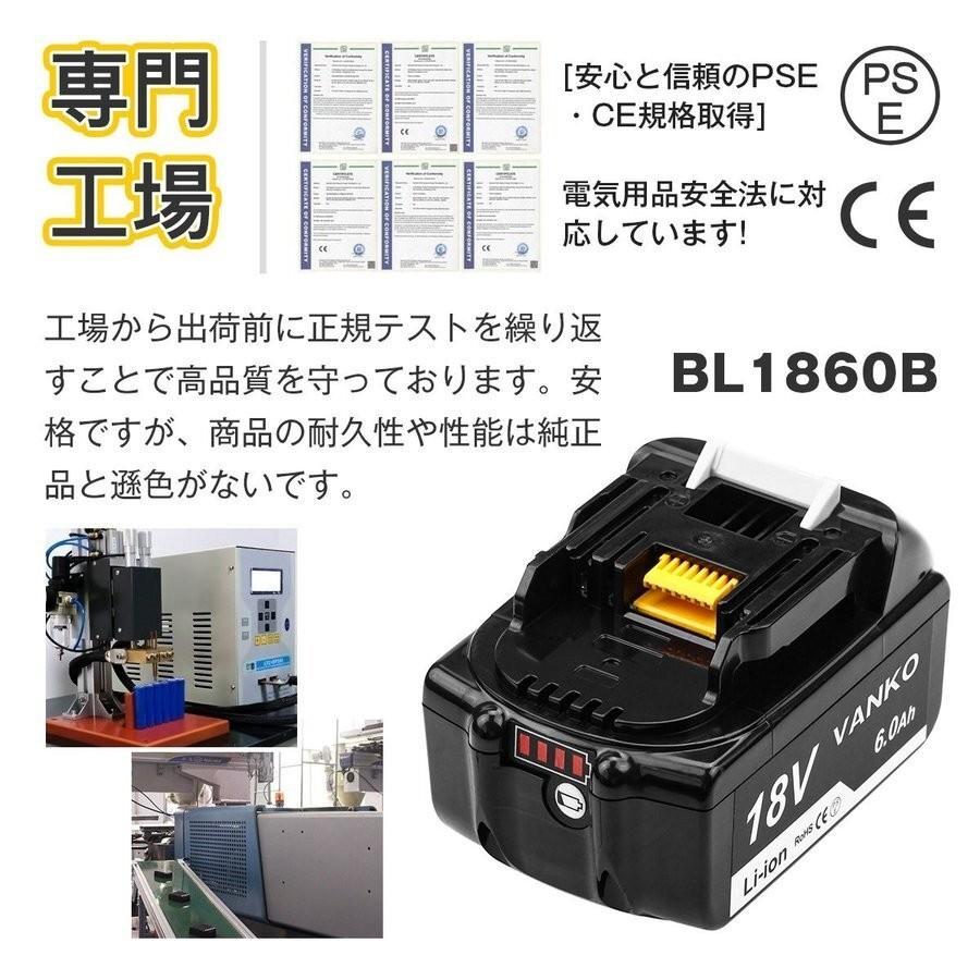 マキタ makita 互換 18V バッテリー 充電器セット DC18RF BL1860B マキタ makita 互換 18V バッテリー 充電器セット DC18RF BL1860B
