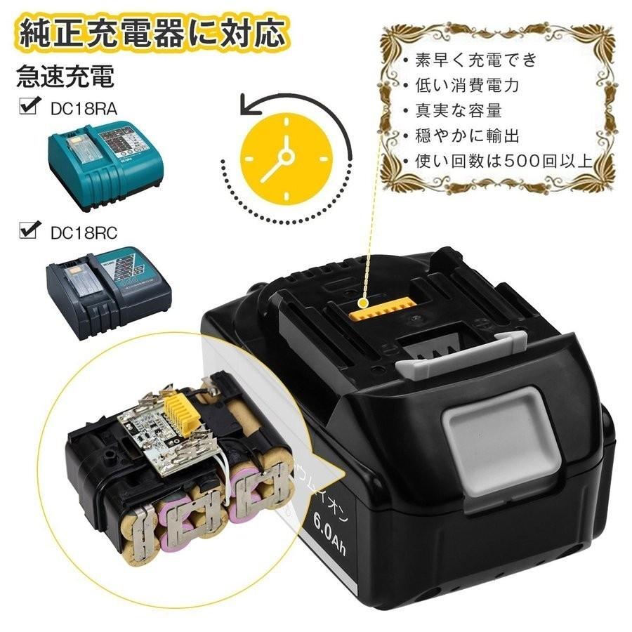 マキタ makita 互換 18V バッテリー 充電器セット DC18RF BL1860B マキタ makita 互換 18V バッテリー 充電器セット DC18RF BL1860B