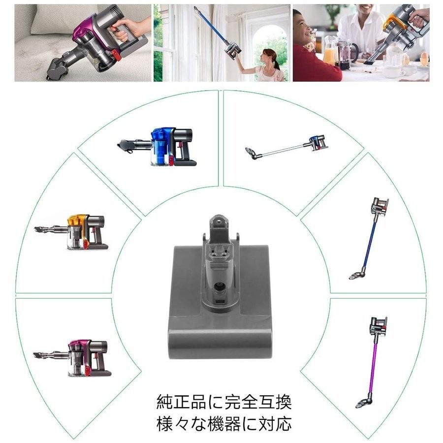 Dyson ダイソン バッテリー DC31 DC34 DC35  DC45 ネジ式 掃除機　１個　クリーナー 大容量 交換用 バッテリー｜nihon-s｜04