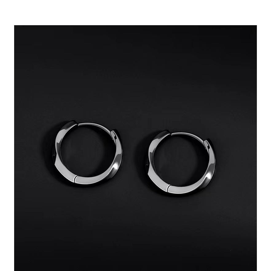 フープピアス シルバー 925 メンズ 小さめ 金属アレルギー対応 リング