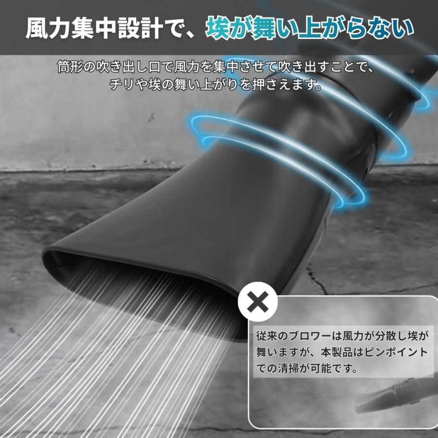 Longsafe マキタ 互換品 充電式 ブロワ 大型 超強力 ハイパワー