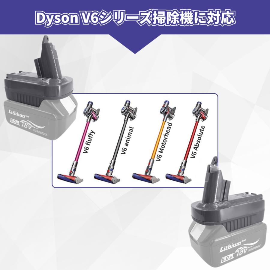 Longsafe ダイソン 互換品 Dyson V6 マキタ makita 変換 アダプター