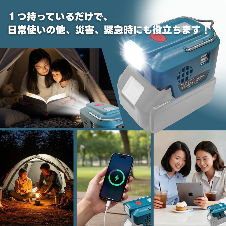 Longsafe マキタ 互換品 充電式 インバーター 防災 ポータブル 電源