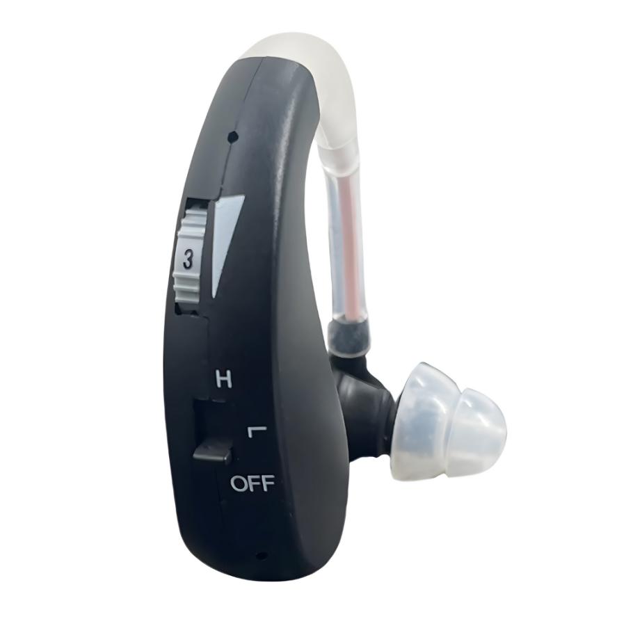 国内正規品 らくらく 集音器 高齢者 耳穴式 おすすめ 高品質 簡単操作 軽量 充電式 左右両用耳掛けタイプ かんたん やさしい ワイヤレス ( Z06 )｜nihon-s｜03