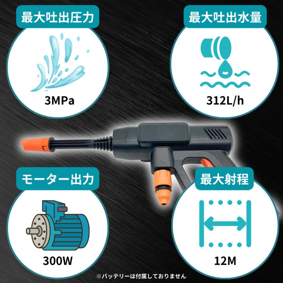 Longsafe マキタ 互換 充電式 高圧洗浄機 洗車 ホース フォーム Longsafe マキタ 互換 充電式 高圧洗浄機 洗車 ホース フォーム