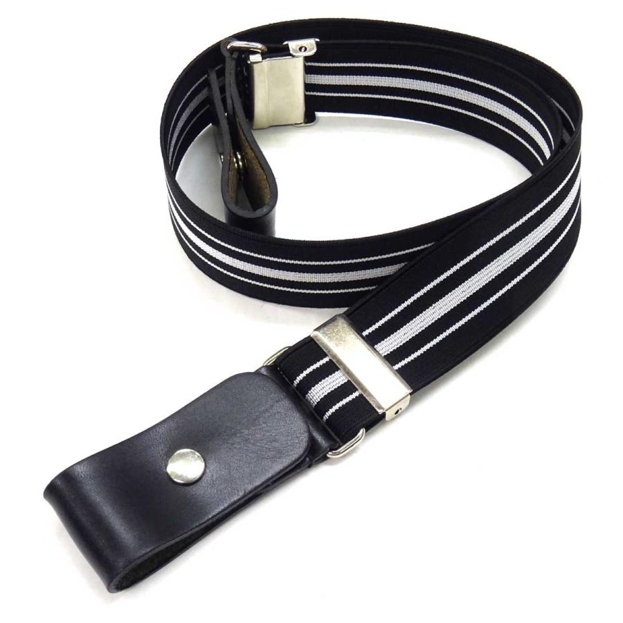 日本製 約30mm 楽々ベルト ループ掛け ゴムベルト 本革パーツ