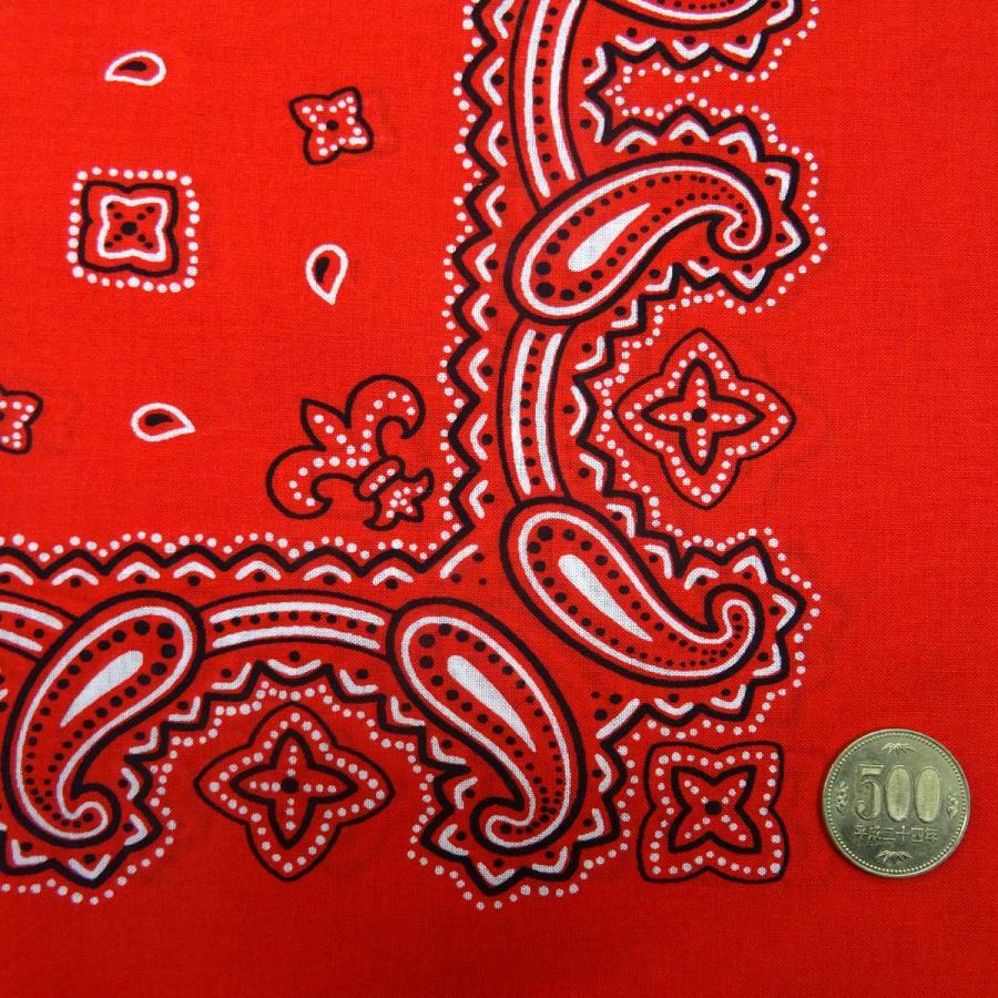 日本製 バンダナ コットン 綿 ペイズリーA 4123-00001 : 日本橋