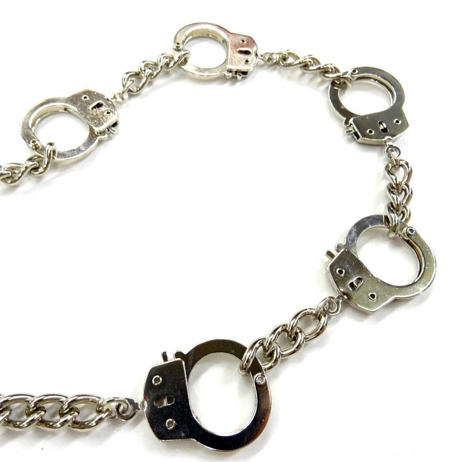 日本製 ウォレットチェーン 5連手錠 4203-00004 : 日本橋洋装雑貨店