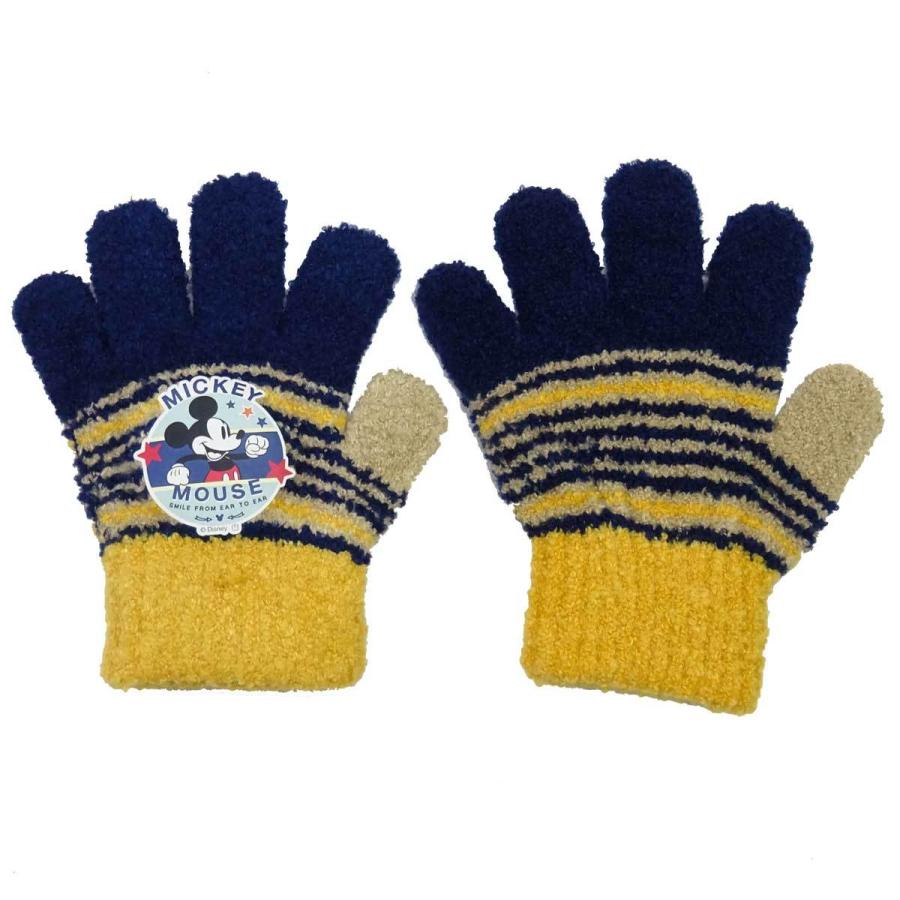 日本製 子供用 手袋 五指 ディズニー ミッキーマウス MK41100 6171