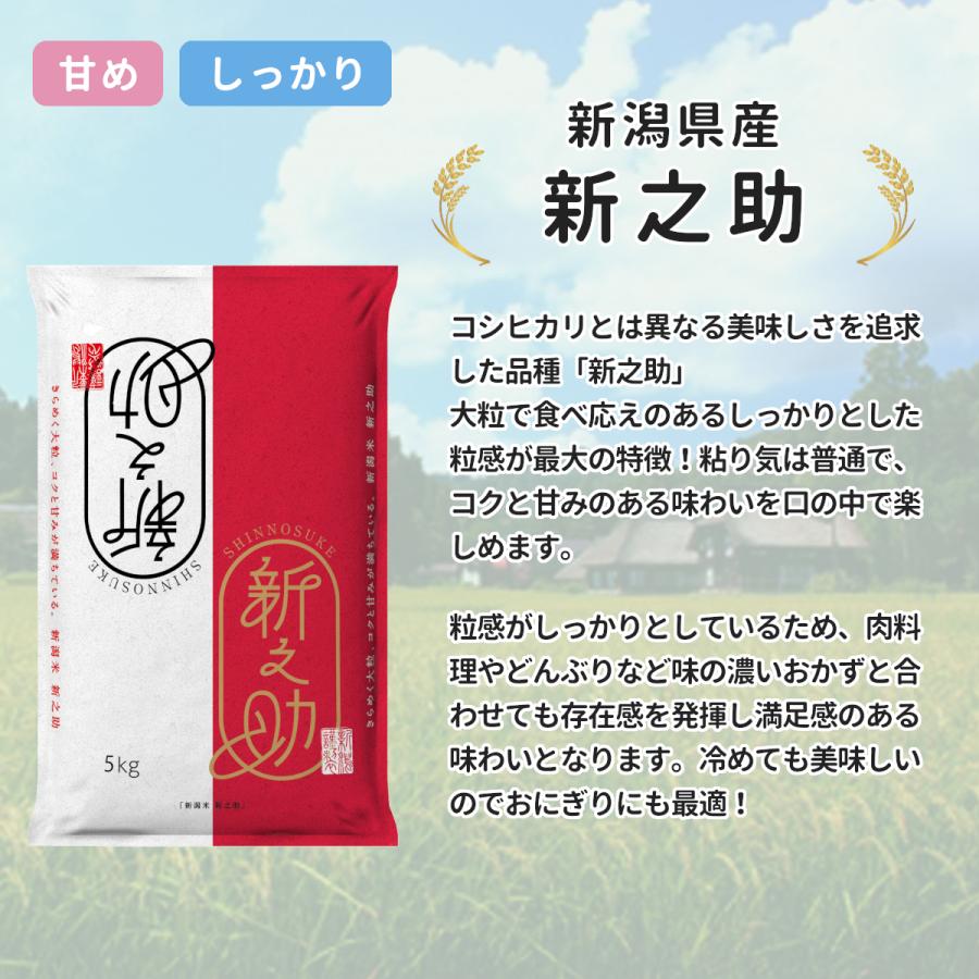 新之助（しんのすけ） 米 精米 新潟産 5kg（5kg×1袋）メーカー直送
