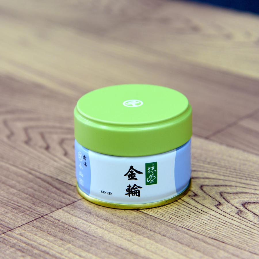 宇治 抹茶 丸久小山園 金輪 きんりん 20g 缶入 京都 薄茶 品評会受賞