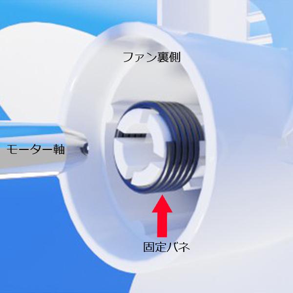 ファン固定バネ | 日本電興 | 01