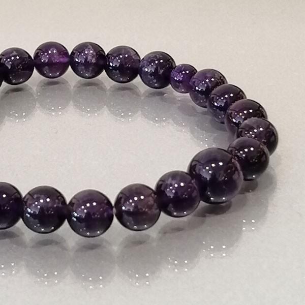 数珠 「紫水晶」腕珠 腕輪念珠 腕輪数珠 数珠ブレスレット : お仏壇の