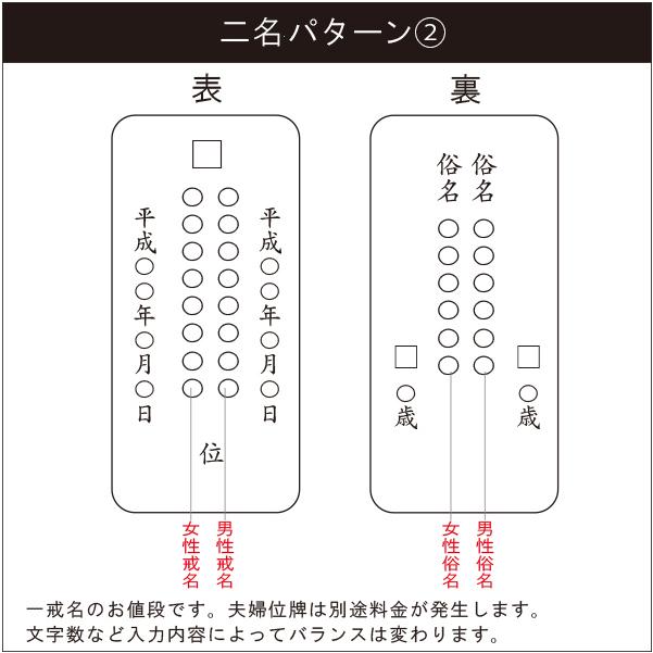 位牌 名入れ「機械彫り」 : お仏壇の日本堂 - 通販 - Yahoo!ショッピング
