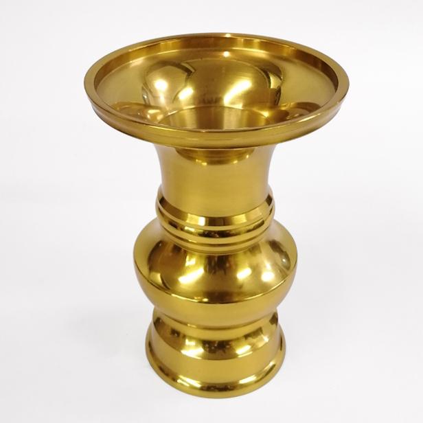 仏具 花立て「花立 金色 4.5寸」花瓶 仏花 : お仏壇の日本堂 - 通販 - Yahoo!ショッピング