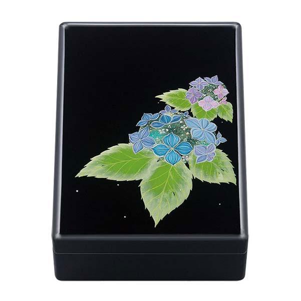 願う心を形にする 「黒塗りの箱 星粒の箱 紫陽花(あじさい 願う心を形にする 「黒塗りの箱 星粒の箱 紫陽花(あじさい