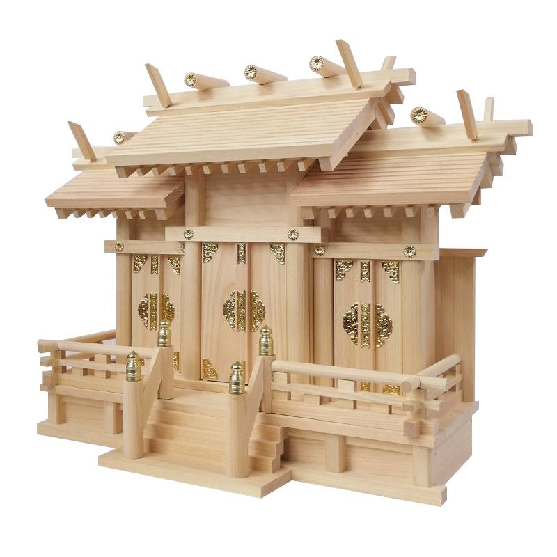 内宮 お宮 違い屋根 (神棚) 小サイズ : お仏壇の日本堂 - 通販 内宮 お宮 違い屋根 (神棚) 小サイズ : お仏壇の日本堂 - 通販