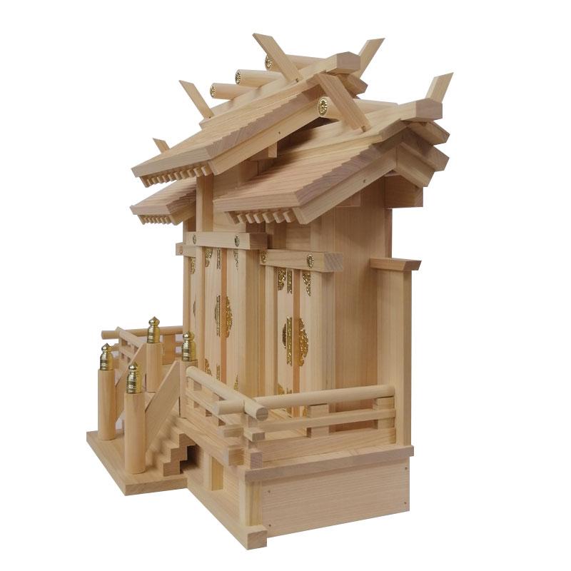 内宮 お宮 違い屋根 (神棚) 小サイズ : お仏壇の日本堂 - 通販 内宮 お宮 違い屋根 (神棚) 小サイズ : お仏壇の日本堂 - 通販