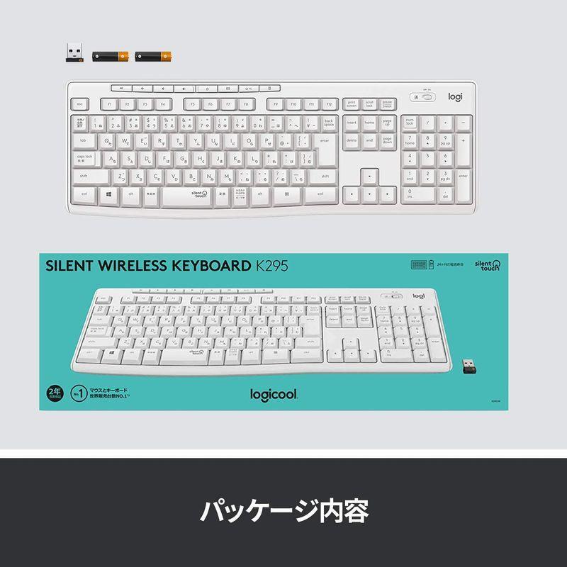 市場 ロジクール キーボード K295GP 防水 静音 ワイヤレスキーボード 市場 ロジクール キーボード K295GP 防水 静音 ワイヤレスキーボード