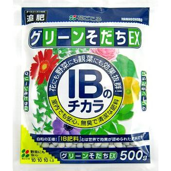 IBのチカラ グリーンそだちEX 500g 花ごころ 追肥に最適！ : 日本