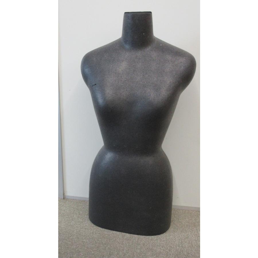 発泡スチロール マネキン ボディ 胴 トルソー (縦割れ2パーツで1個) 黒