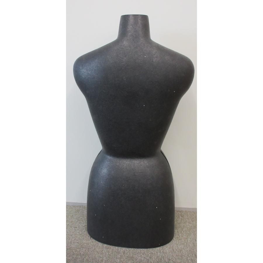 発泡スチロール マネキン ボディ 胴 トルソー (縦割れ2パーツで1個) 黒