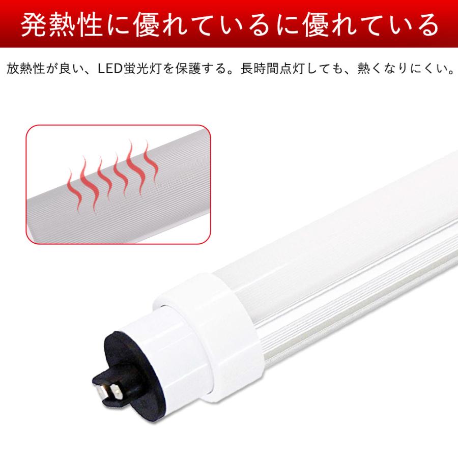10セット】直管形LED蛍光灯110形 昼白色 グロー式工事不要 LED蛍光灯