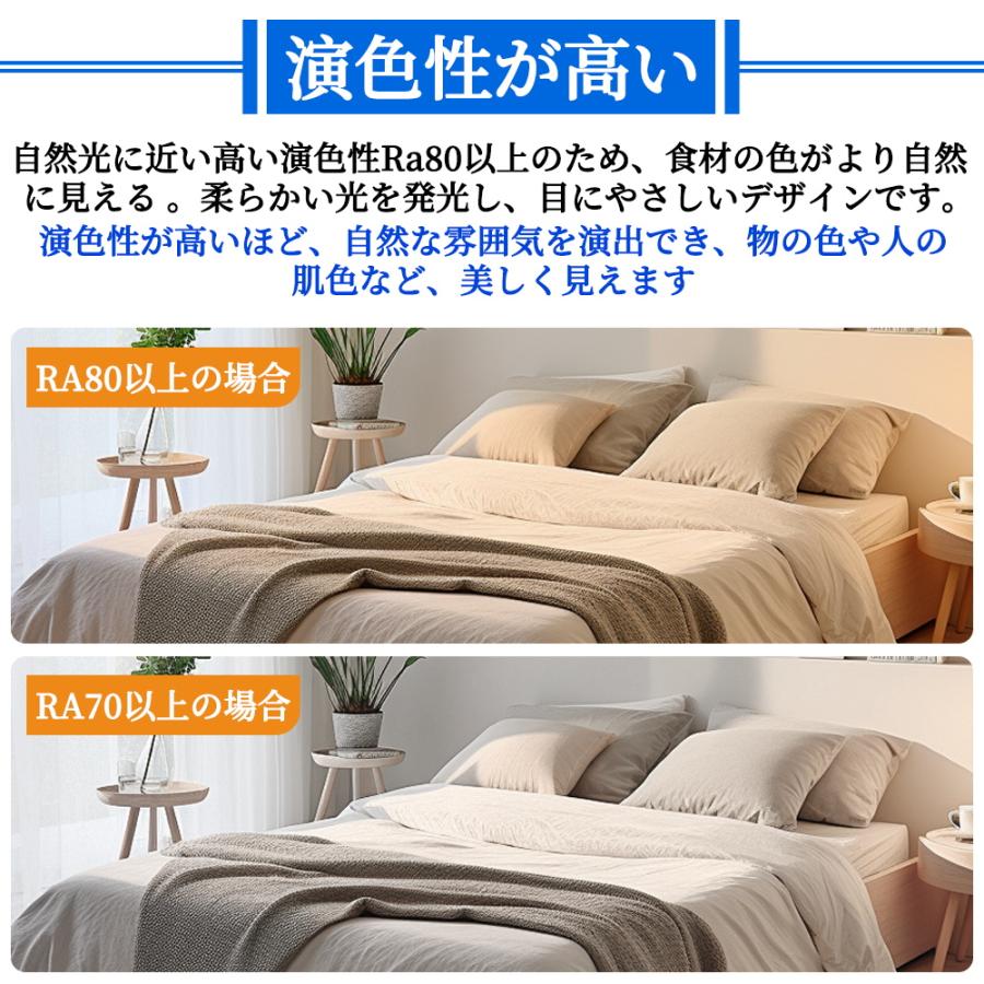6セット LEDベースライト 一体型逆富士型40W型2灯相当 50w 1200mm 120cm （fl40 flr40 fhf32） led蛍光灯 LED蛍光灯器具一体型 キッチン ベース照明トラフ形_11