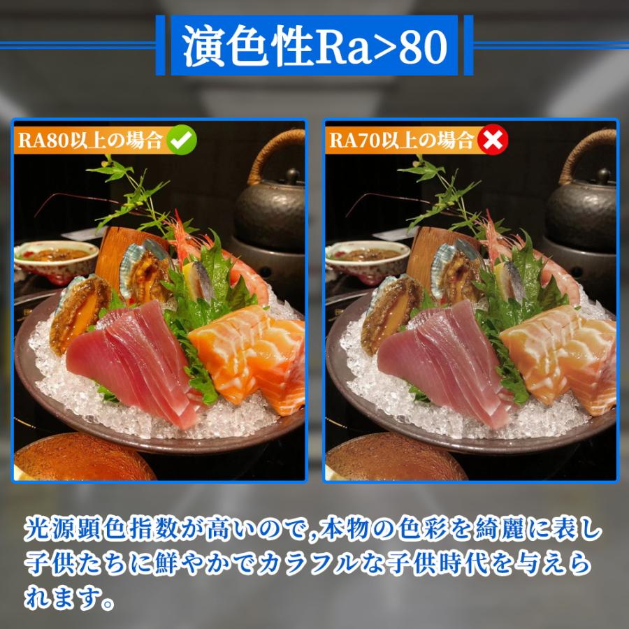 6セット LEDベースライト 一体型逆富士型40W型2灯相当 50w 1200mm 120cm （fl40 flr40 fhf32） led蛍光灯 LED蛍光灯器具一体型 キッチン ベース照明トラフ形_7