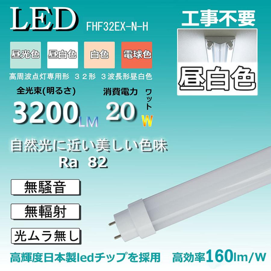 100本 40W形LED蛍光灯 工事不要 【スタータ形（FL40W形）ラピッド形（FLR40W形）ＨＦ形（FHF32W形）1198mm直管形蛍光灯 代替】 直管形蛍光灯 20W 口金G13回転式