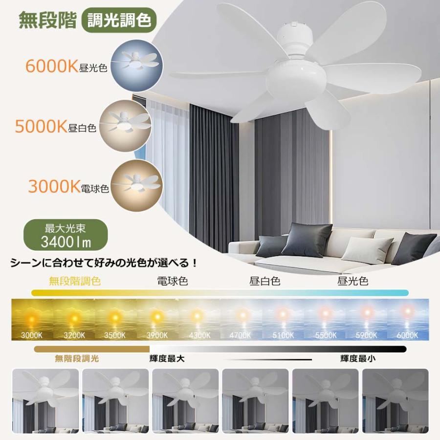 風と光を一体化】LED シーリングファンライト 10畳 スマホ操作 wi-fi