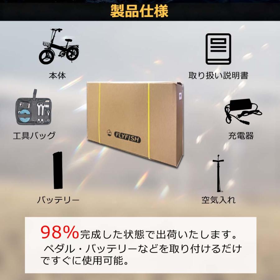 【即納能力のある】FLYFISH 2025 型お墨付き克ち取る 御墨付き不必要 公道走行能力のある 電動助けること銀輪 20in カゴ付き添い人 銀輪 電動  e-bike bicycle 折り畳み  折りたたみ 軽さ