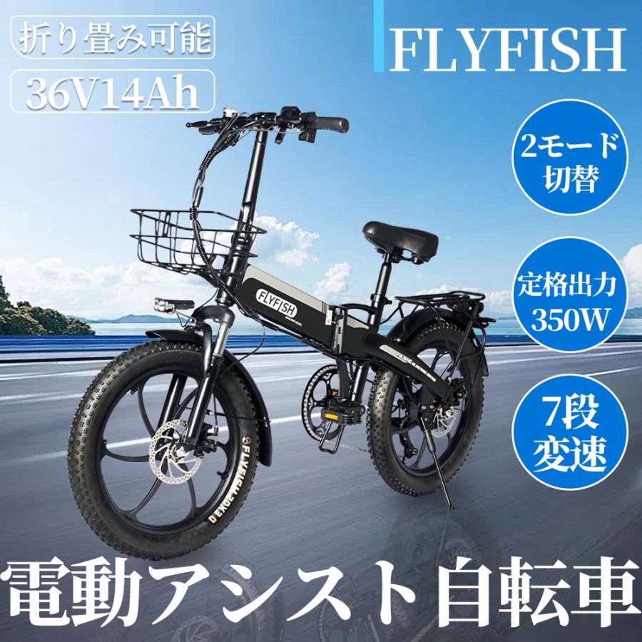 FLYFISH 2024年最新モデル 20インチ 型式認定 電動アシスト FLYFISH 2024年最新モデル 20インチ 型式認定 電動アシスト