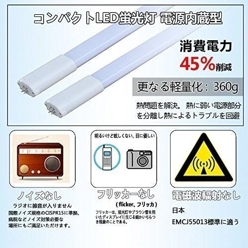 コンパクト蛍光灯 FHP45EN 代替 昼光色（5000K）25W 4000LM LED