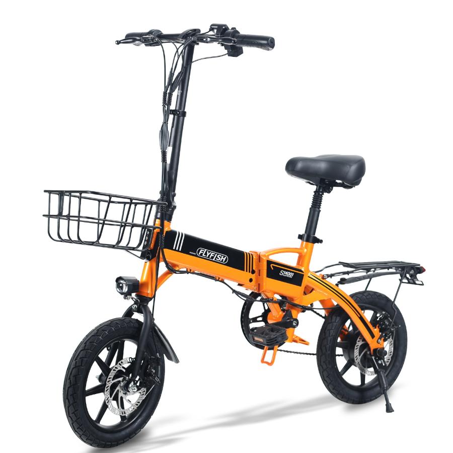 14インチ FLYFISH 電動アシスト自転車 パワフル250W 折り畳み式 14インチ FLYFISH 電動アシスト自転車 パワフル250W 折り畳み式