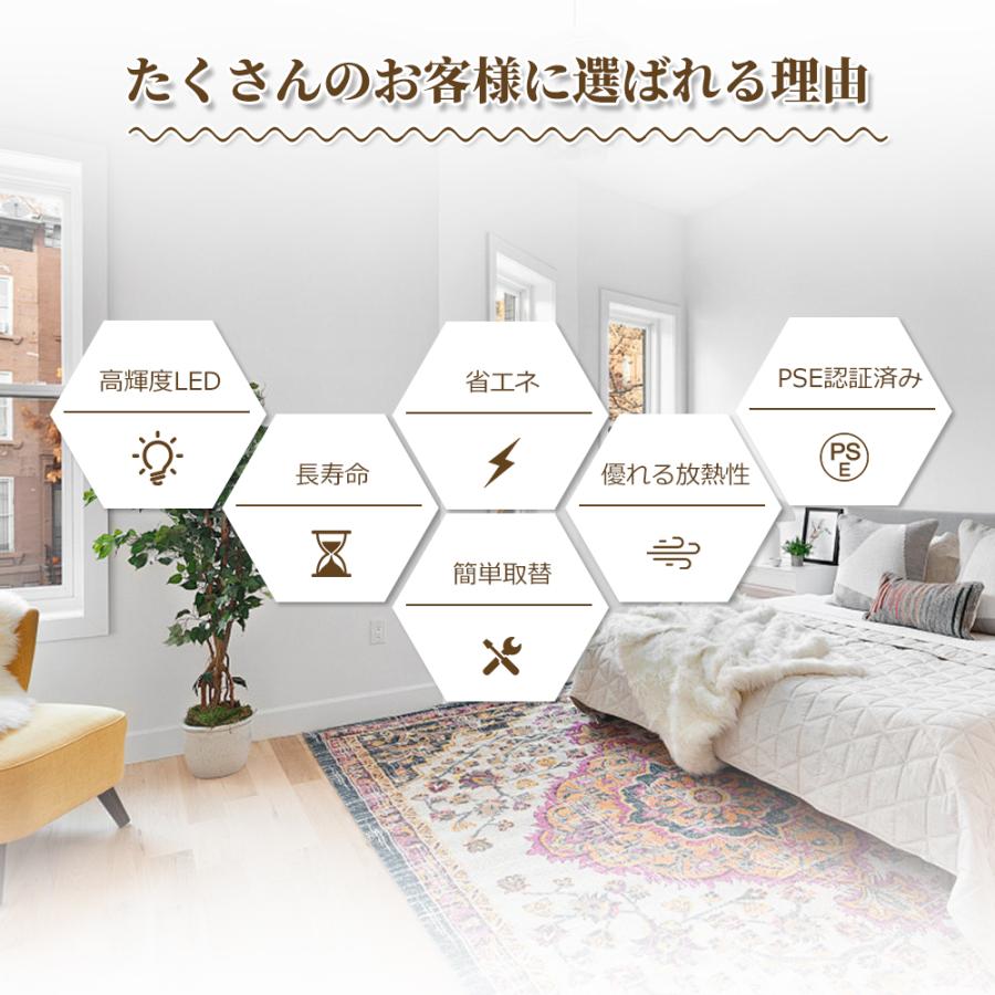 LEDコンパクト形蛍光灯 消費電力6W 1200lm 高輝度 210°広角照射