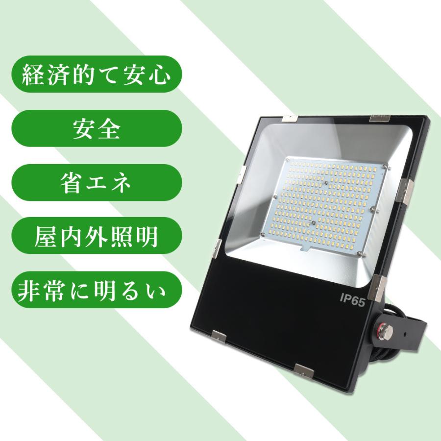 薄型  超爆光LED投光器 200W  防水IP65 5M配線　LED作業灯 2000W相当 電源内蔵 投光器 看板灯 集魚灯 投光器 led　演出照明投光器　運動場用　昼白色5000K｜nihonkoueki｜11