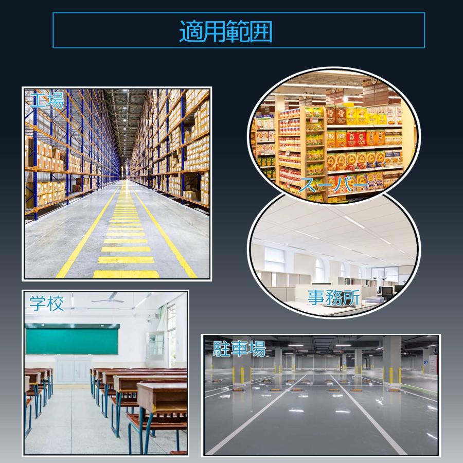 [10本セット]40W形 LED蛍光灯 器具一体型 LED蛍光灯 消費電力18W 全光束3600LM  120cm  1.5ｍ電源コード 15本連結可  低発熱 軽量 長寿命 器具一体型 工事不要の画像