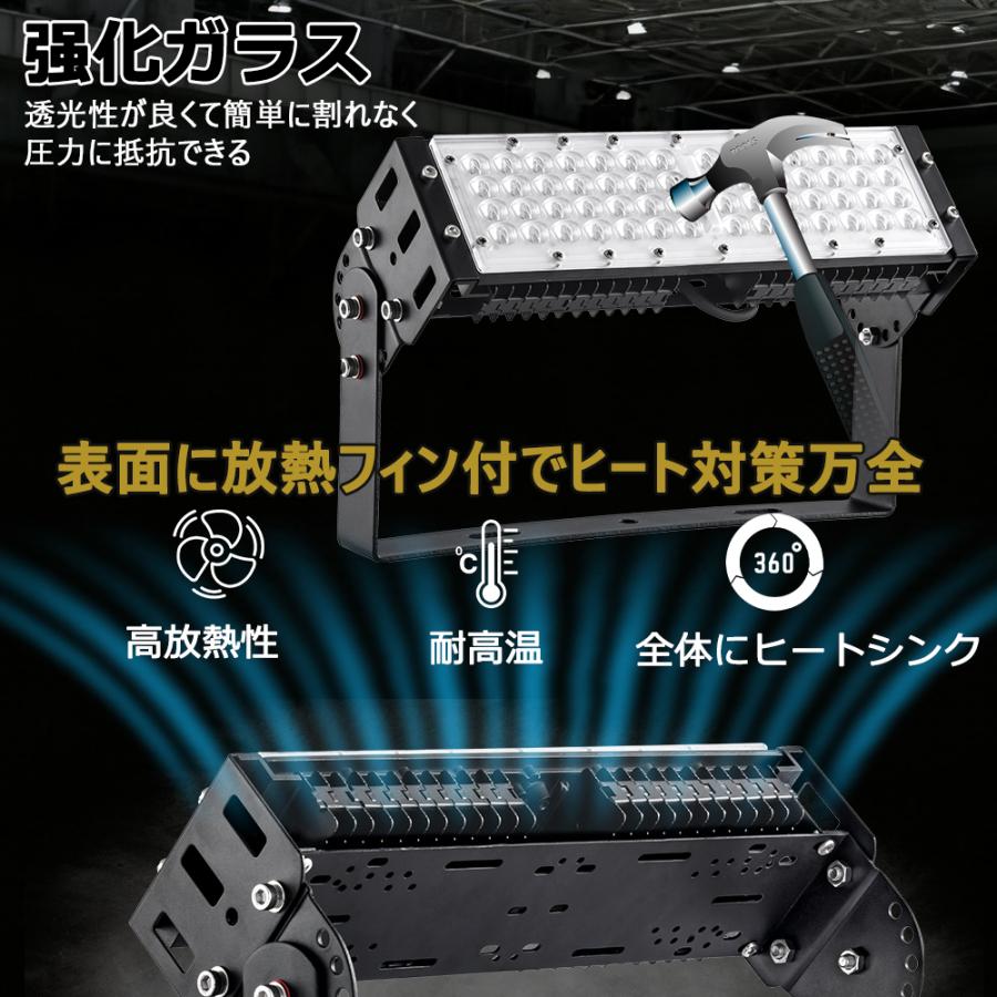 8台セット】超爆光投光器 LED 投光器 50W 500W相当 10000ルーメン 防水