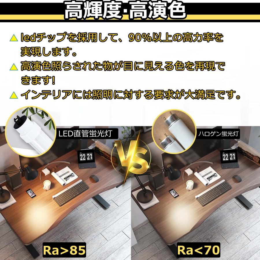 [8本セット]LED蛍光灯 110W形 240CM 80W 16000lm 口金 R17D/G13兼用（回転式）直管型 110型 2年保証 LED照明器具 グロー式工事不要 直管LEDランプ_6