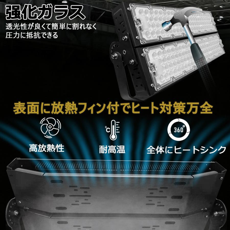 LED投光器 作業灯 600W 6000W相当 防水 LEDライト 灯光器 省エネ 長