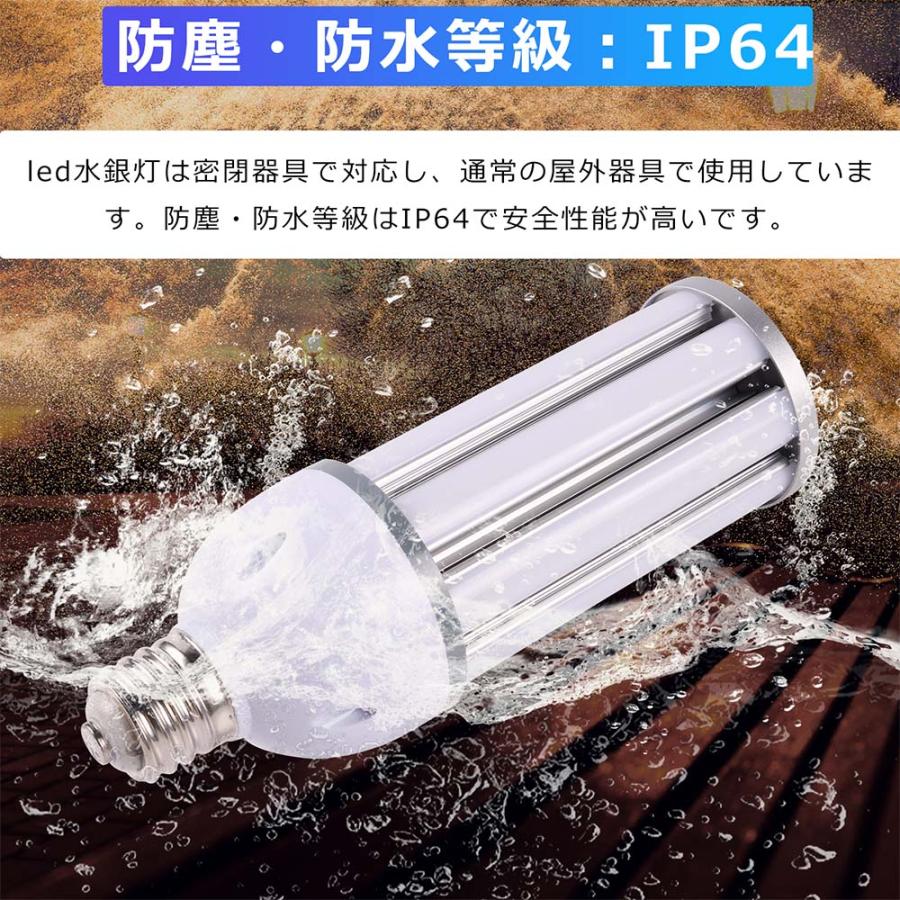 led 水銀灯 コーンライト 38w LEDE39 密閉型器具対応 屋内外兼用 380W