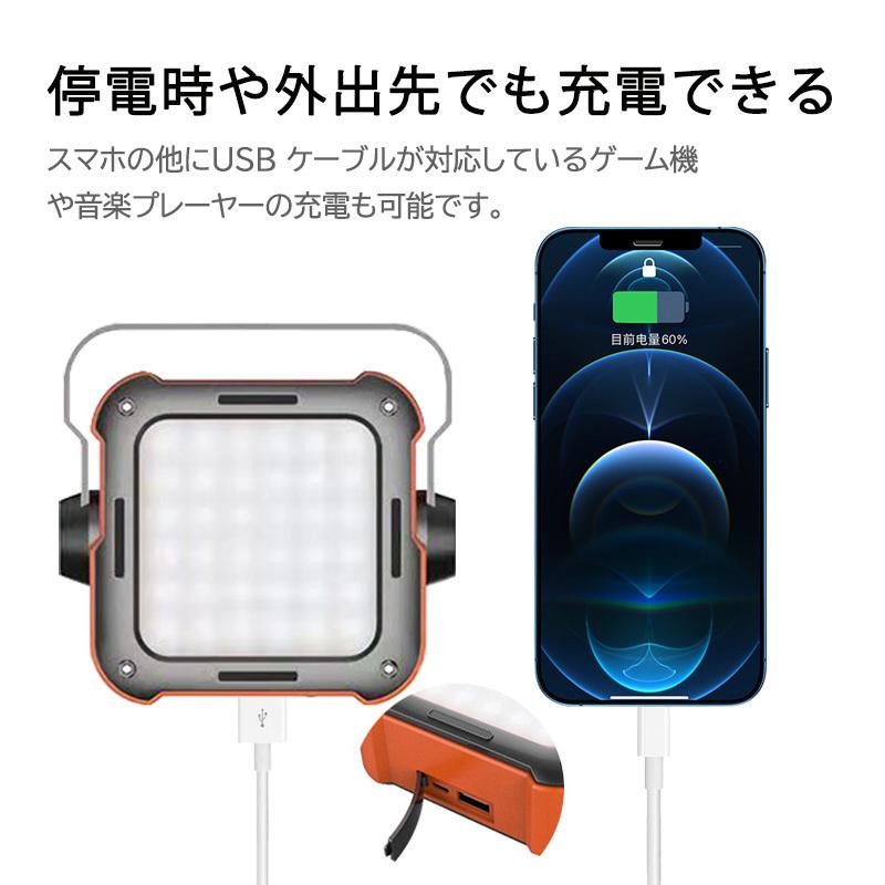 LEDランタン ライト USB充電 モバイルバッテリー機能 最大760