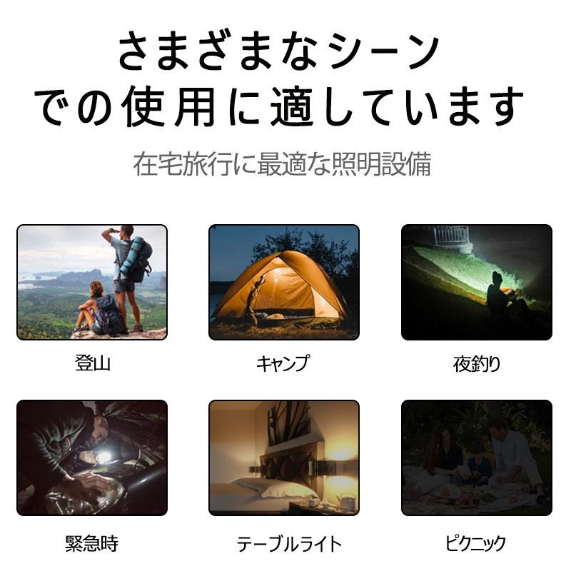 LEDランタン ライト USB充電 モバイルバッテリー機能 最大760ルーメン