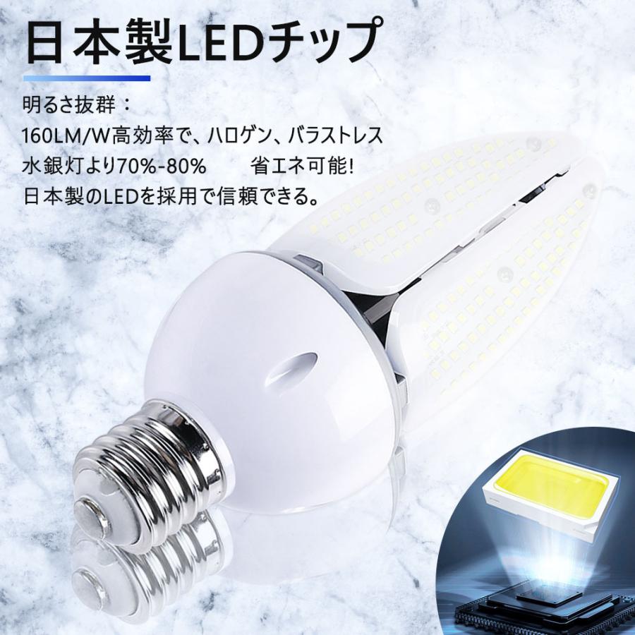 4個入り 水銀灯 水銀灯からledへ交換 水銀灯交換用 水銀灯400W 相当 明るい9600LM E39口金 60W 水銀灯hf400x LED水銀ランプ ハロゲン電球  倉庫 工場 色選択の画像