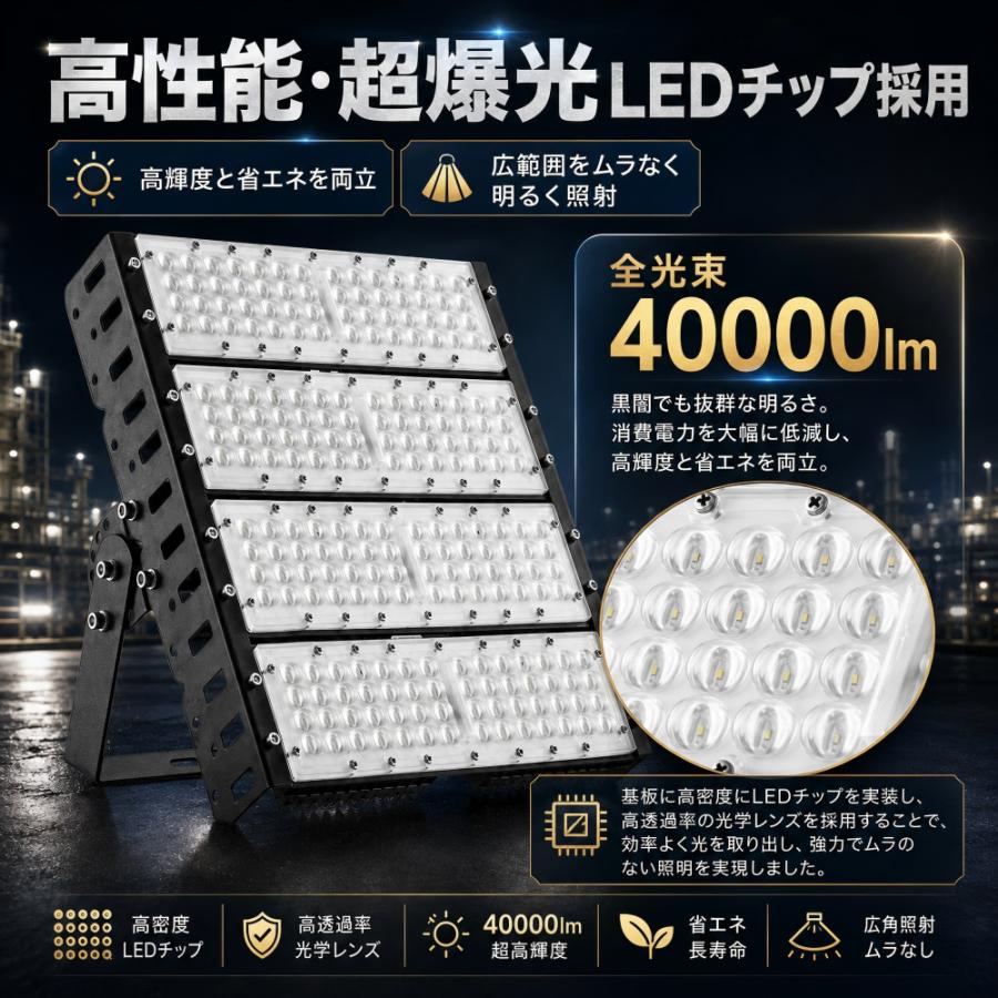 超爆光】LED投光器 200W 防雨プラグ付 防水IP65 5M配線 led投光器 led 